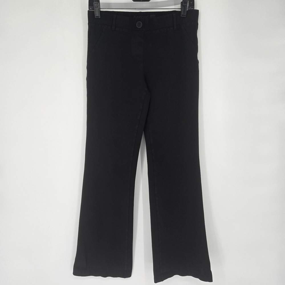 Betabrand Dress Yoga Pants Women's M Black Boot Cut Ponte Stretch Work W0104-BK